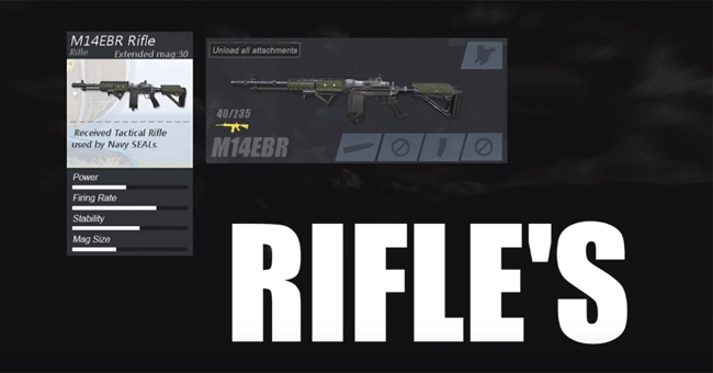 Rules Of Survival Guns