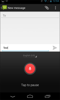 Google Voice Input