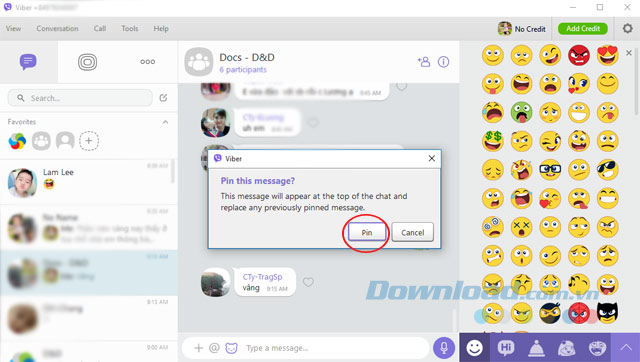 Xác nhận Pin tin nhắn