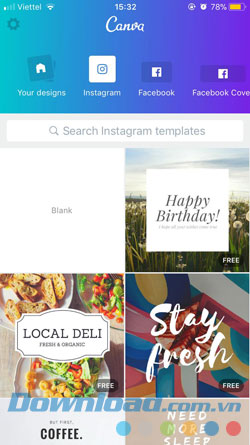 Sử dụng Canva