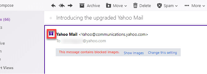 Email dịch vụ của Yahoo
