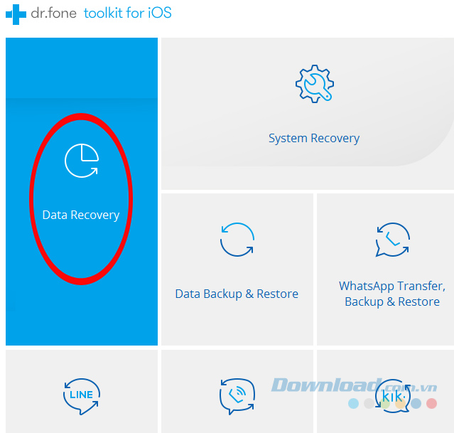 Cách dùng WonderShare Dr.Fone để khôi phục dữ liệu iPhone, iPad