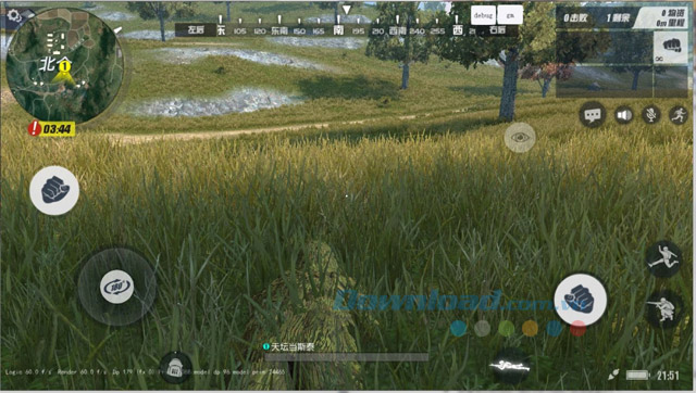 Ngụy trang trên cỏ