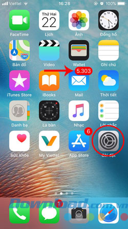 Tắt thông báo biểu tượng iPhone