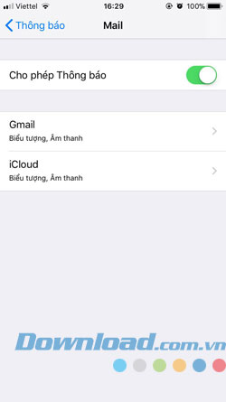Tắt thông báo biểu tượng iPhone
