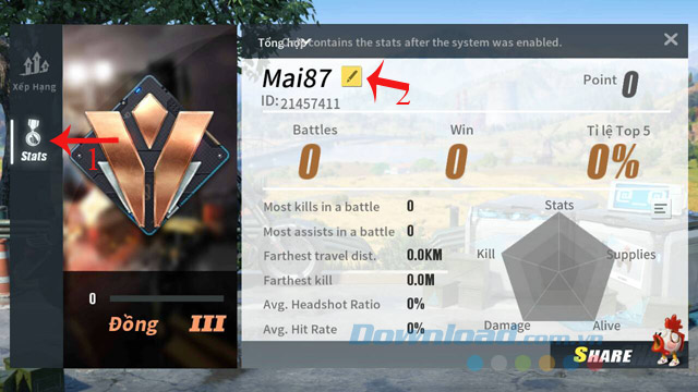 Đổi tên nhân vật