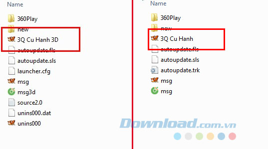 Chạy file 3Q Củ Hành