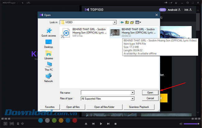 Hướng dẫn cài đặt và sử dụng KMPlayer xem video HD