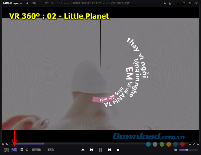 Giao diện KMPlayer