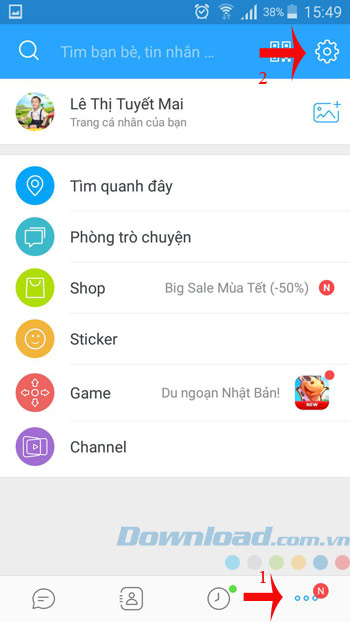 Cài đặt