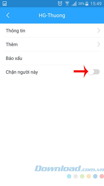 Chặn người lạ