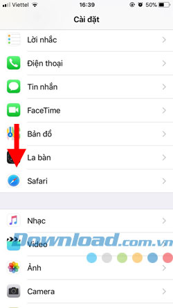 Cách xóa lịch sử duyệt web, xoá cookie Safari trên iPhone, iPad