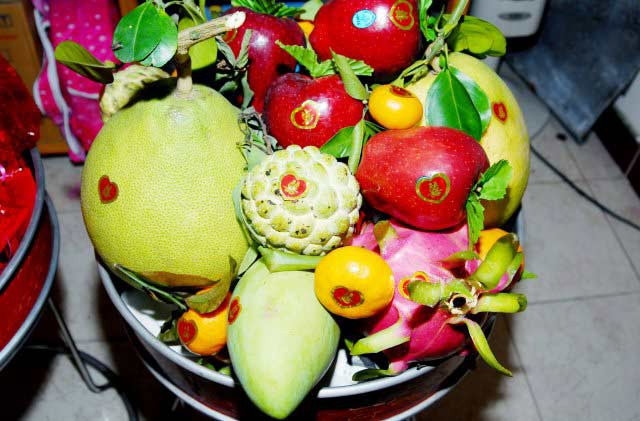 Mâm ngũ quả miền Trung