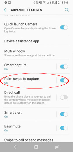 Chụp ảnh màn hình S9 và S9+