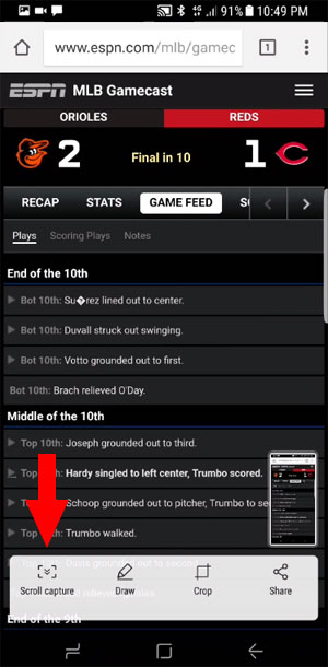 Chụp ảnh màn hình S9 và S9+