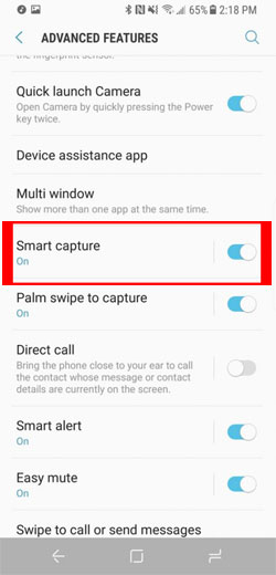 Chụp ảnh màn hình S9 và S9+