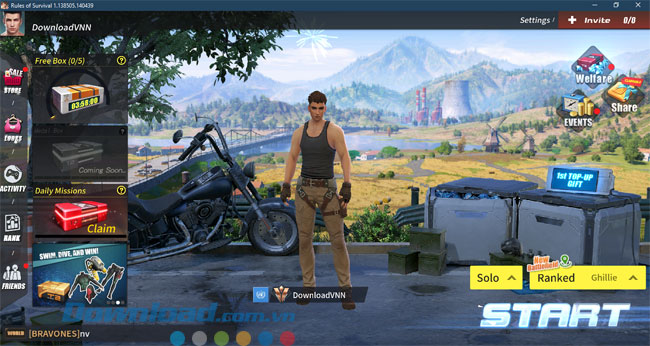 Chơi Rules Of Survival