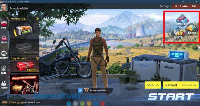 Chơi Rules Of Survival