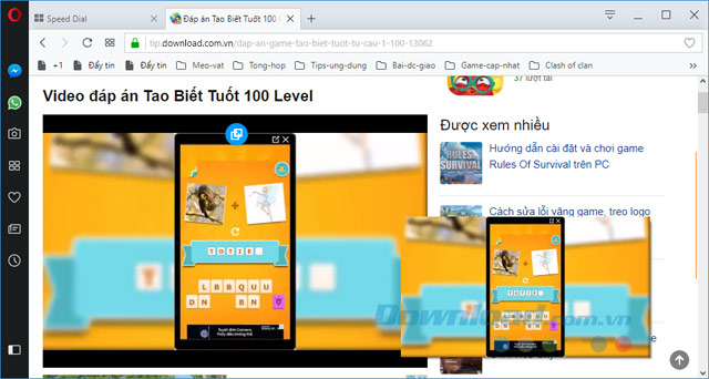 Vừa xem video vừa làm việc