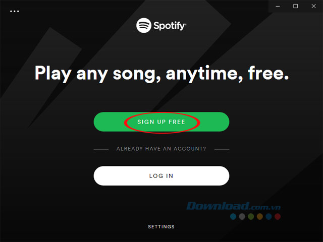 Đăng ký Spotify