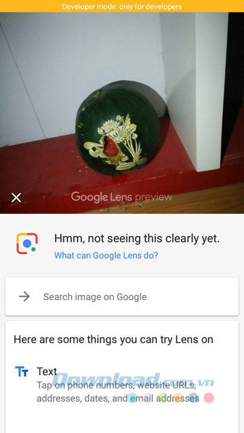 Không nhận diện được ảnh