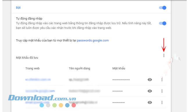 Mật Khẩu Chrome