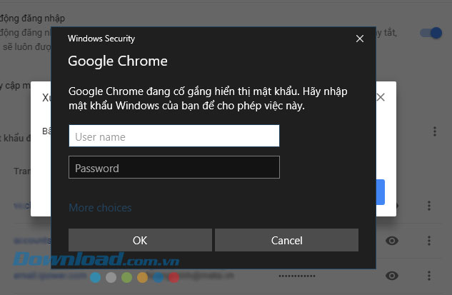 Mật Khẩu Chrome