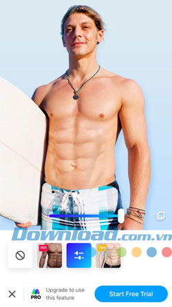 Ứng dụng chỉnh sửa ảnh cho đàn ông