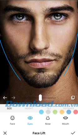 Ứng dụng chỉnh sửa ảnh cho đàn ông