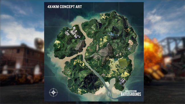 PUBG Map 4x4