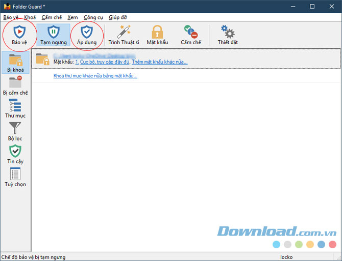 Folder Guard Sử Dụng