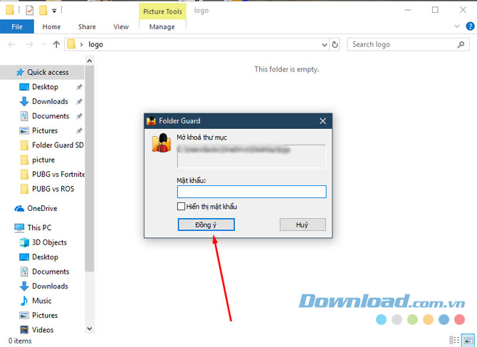 Folder Guard Sử Dụng