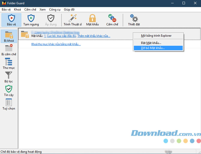 Folder Guard Sử Dụng