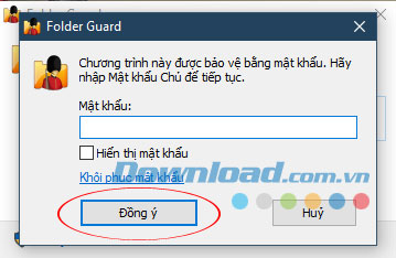 Folder Guard Sử Dụng