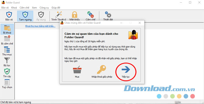 Folder Guard Sử Dụng