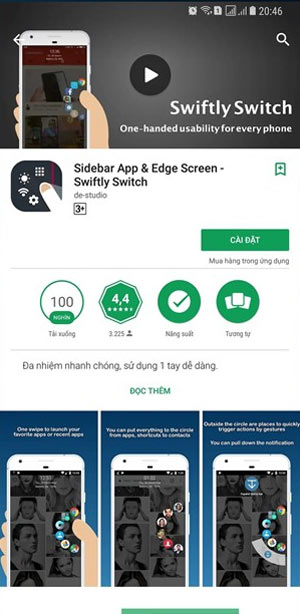 Cài đặt Swiftly Switch