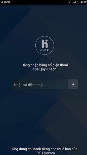Đăng nhập Hi FPT