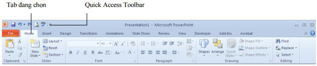 Giáo trình hướng dẫn sử dụng Powerpoint 2010 Cách sử dụng Powerpoint 2010