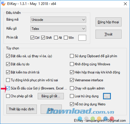 Sửa lỗi dấu gợi ý trên trình duyệt, Excel