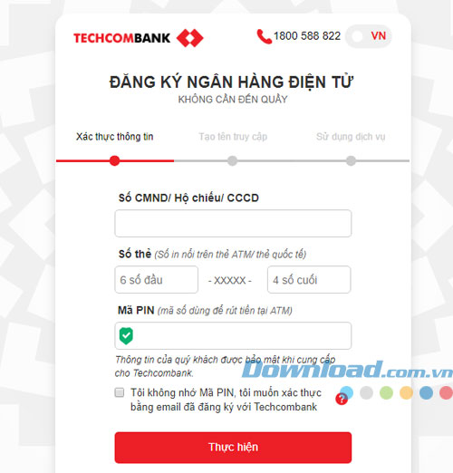 Internet Banking Techcombank