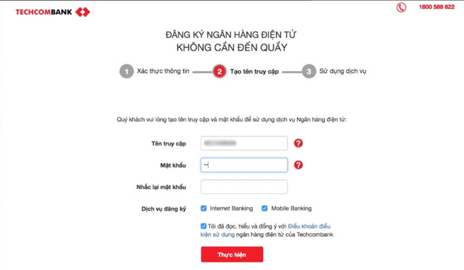 Internet Banking Techcombank