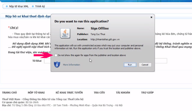 Khai thuế qua mạng