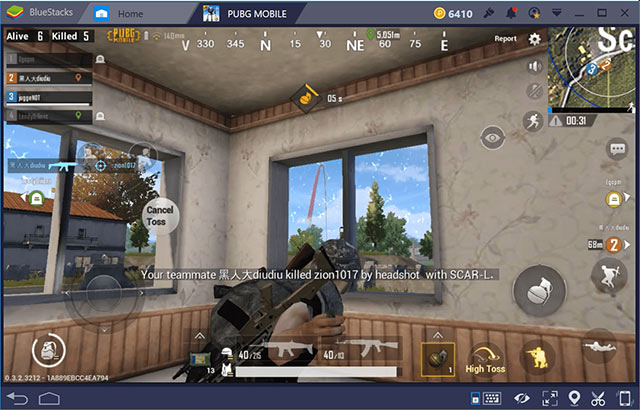 Sử dụng lựu đạn