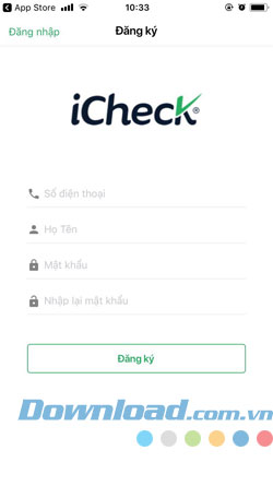 Tải về ứng dụng iCheck