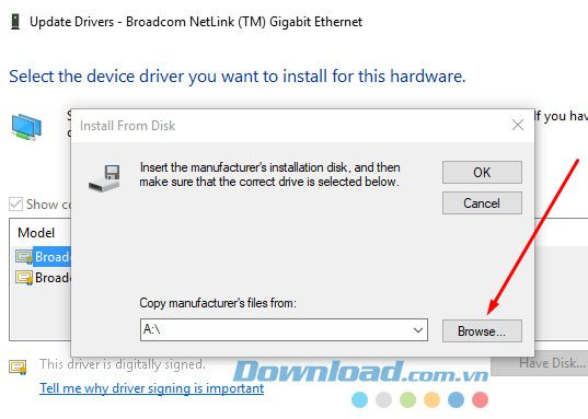Cập nhật Driver Offline