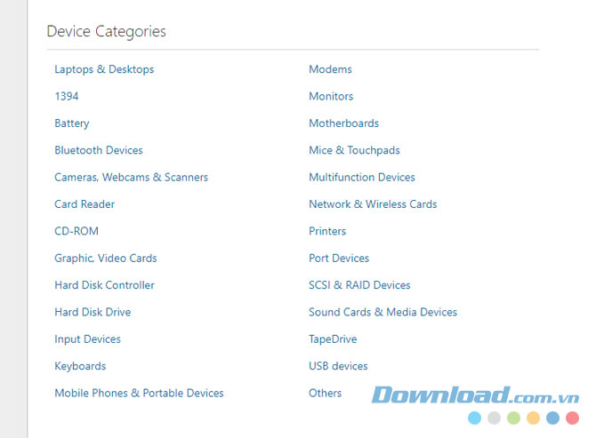 Cập nhật Driver Offline