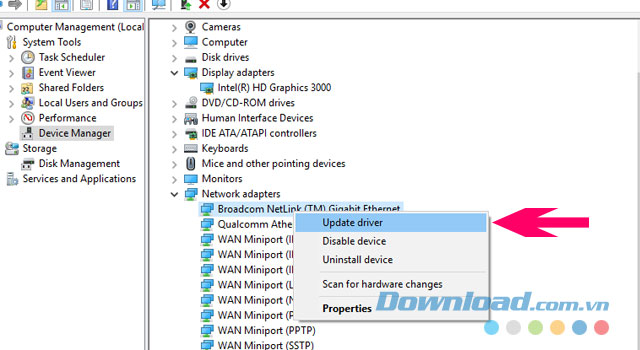 Cập nhật Driver Offline