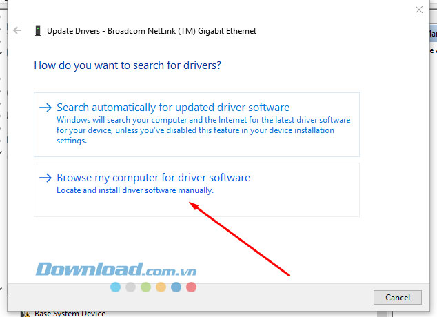 Cập nhật Driver Offline