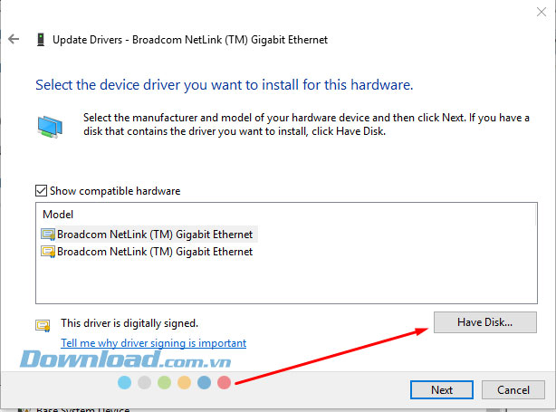 Cập nhật Driver Offline