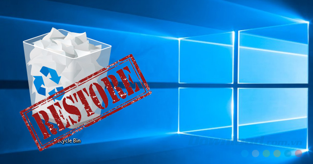Mất biểu tượng thùng rác trên Windows 10 và cách khắc phục - Download.vn
